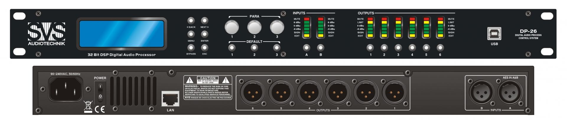 SVS Audiotechnik DP-26 Цифровой процессор: 2 входа 6 выходов в Дзержинске