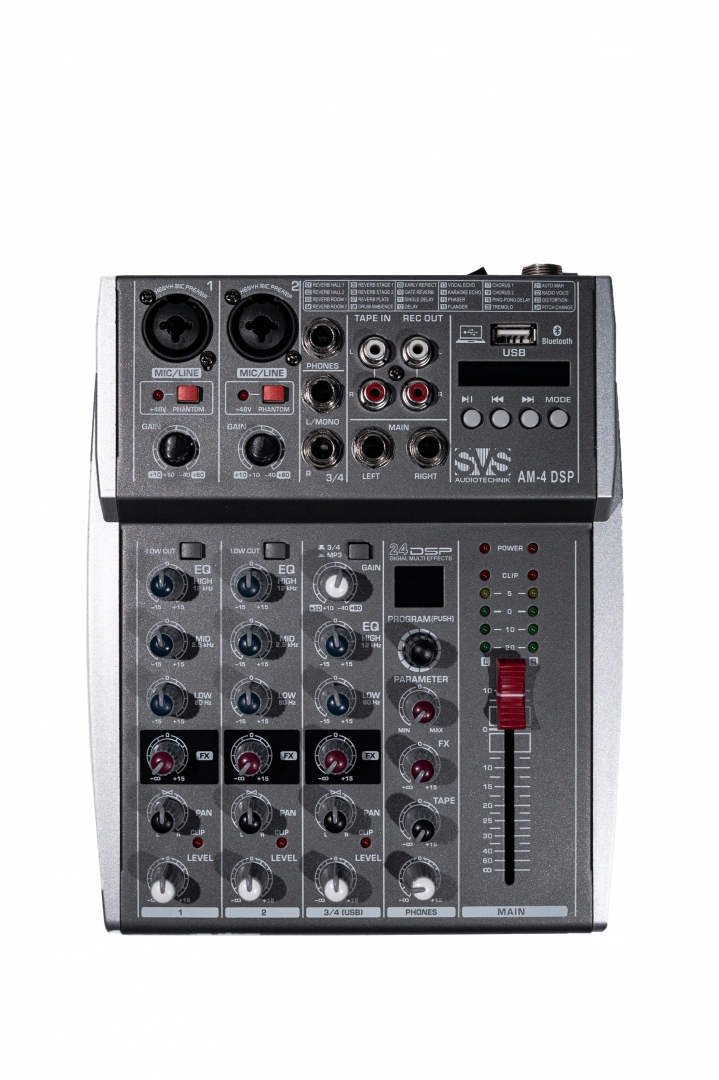 SVS Audiotechnik mixers AM-4 DSP Аналоговый микшерный пульт, 4-канала в Дзержинске