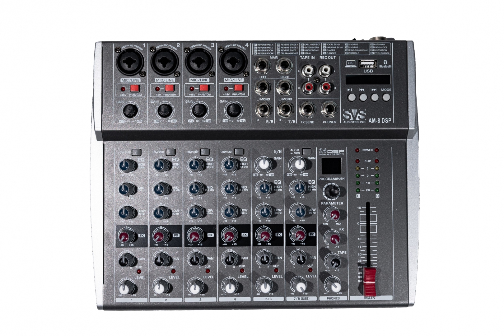 SVS Audiotechnik mixers AM-8 DSP Микшерный пульт аналоговый, 8-канальный в Дзержинске